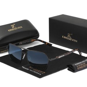 Óculos Polarizados Kingseven Elegância E Versatilidade Para Todas As Ocasies Azul Escuro