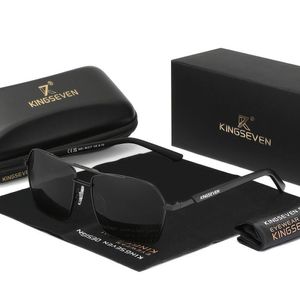 Óculos Polarizados Kingseven Elegância E Versatilidade Para Todas As Ocasies Preto