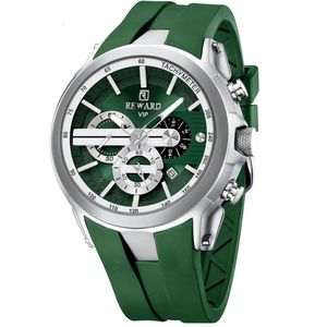 Relogio Masculino Esportivo Impermeavel 3atm Pulseira De Silicone Verde