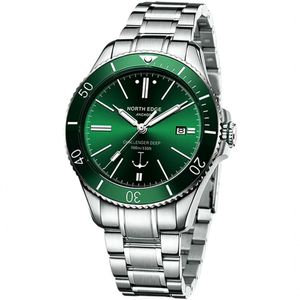 Relógio De Pulso Mecânico Masculino Anchor Automatico Impermeavel 100m à Prova Dagua Verde
