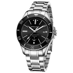 Relógio De Pulso Mecânico Masculino Anchor Automatico Impermeavel 100m à Prova Dagua Preto