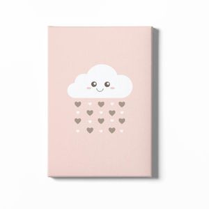 Quadro Decorativo Infantil Feminino -amor Com Corações