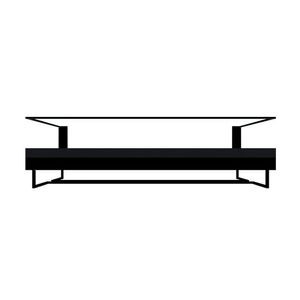 Adega Bar Bebida Com Porta Taça 65 Cm Preto