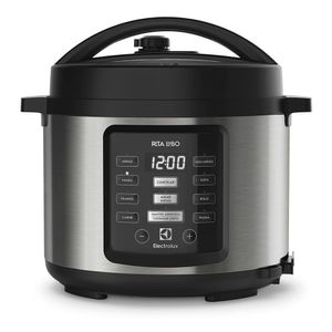 Panela De Pressão Elétrica Electrolux 5L Inox Experience Digital Por Rita Lobo PCC15