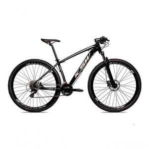 Bicicleta Aro 29 Ksw 21 Marchas Shimano Freios Disco E Trava - Preto/prata - 15\" Preto/prata