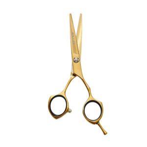 Tesoura Fio Navalha Salles Profissional 5.5 Dourada