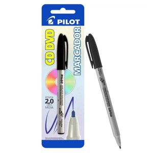 Marcador Permanente Pilot 2.0mm Preto