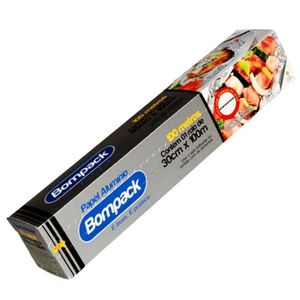 Papel Aluminio 0,30x100 Mts Bompack