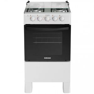 Fogão Itatiaia 4 Bocas Star Clean New Com Mesa Em Inox Branco