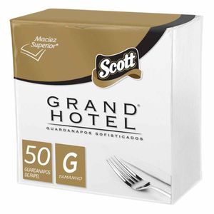 Guardanapo Grande Hotel Folha Dupla 33x33 Com 50 Un