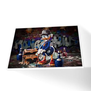 Quadro Tio Patinhas Canvas Sem Vidro Tamanho/moldura 20x30 Caixa Cor Branca