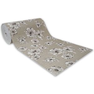 Tapete Passadeira Emborrachada Pvc Antiderrapante 0,65x5,00m Floral