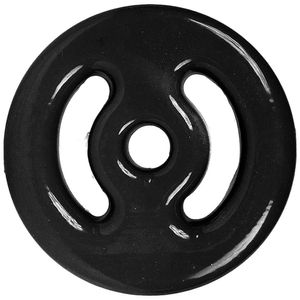 Anilha Emborrachada S25 Acte Sports 5 Kg Preto