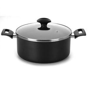 Caçarola Amora Multiflon Com Antiaderente De Alumínio 24cm Preto
