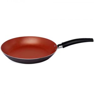 Frigideira Terracota Multiflon Antiaderente De Alumínio 22cm Marrom