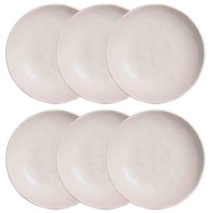 Conjunto Com 6 Pratos Fundos Porto Brasil Bio Vit 22,5 Cm Cinza