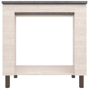 Balcão Bartira Cristal Mdp 15mm Para Cooktop E Forno Freixo