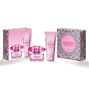 Kit Perfume Versace Bright Crystal Absolut Coffret 50ml + Loção Lotion 100ml