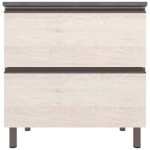 Balcão Bartira Cristal Mdp 15mm Com 2 Portas - 80cm Freixo