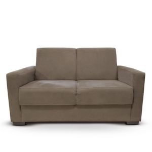 Sofá Estofado 2 Lugares Sala Estar Recepção Isadora Suede Cor:capuccino