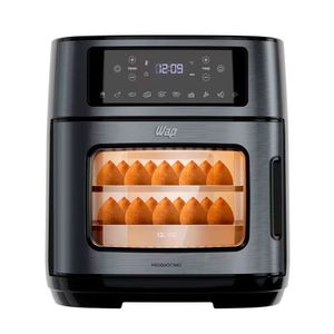 Fritadeira Elétrica Sem óleo WAOD2 12L Air Fryer Oven Wap Cinza Com Preto 220V