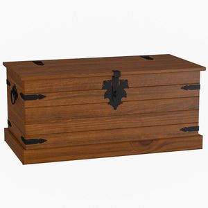 Baú Multiuso De Madeira Maciça Imperial 94 Cm Imbuia Fosco