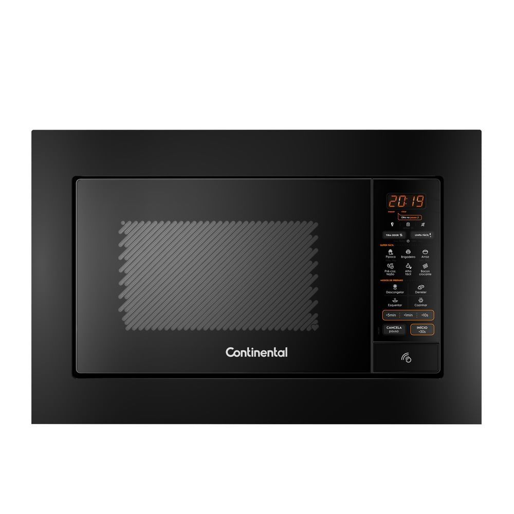 Micro-ondas De Embutir Continental 27L Preto Com Função Tira Odor MC2EP