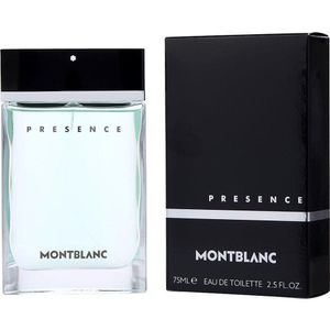 Perfume Masculino Mont Blanc Presence Edt 75 Ml (nova Embalagem)