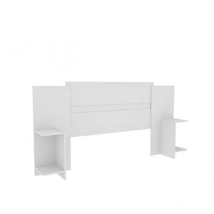 Painel De Cama Box Casal Arizona Tcil Móveis Branco