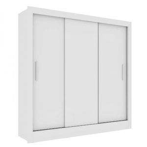Guarda Roupa Casal 3 Portas 4 Gavetas Valencia Tcil Móveis Branco
