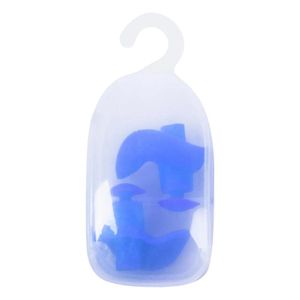 Protetor Auricular De Natação Anatômico Poker Cor Azul
