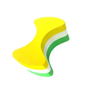 Flutuador De Natação 100% Eva Pull Buoy Verde/branco/amarelo
