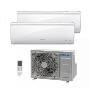 Ar Condicionado Multi Bi Split Inverter Samsung 1x9000+1x18000 BTUS Quente- Frio 220v 1f Aj017ncj2ch-az