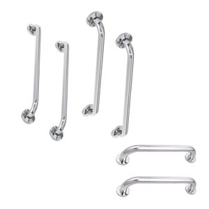 Alça Barra De Apoio Inox 40cm 70cm 80cm6 Unidades Suporte Acessibilidade Idoso Cadeirante Banheiro