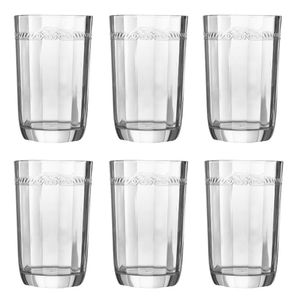 Kit C/ 6 Copos De Cristal Nobre Imperial Alto 370ml