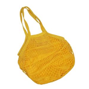 Bolsa De Praia Feminina Saco De Rede Macramê Verão Piscina Com Alça amarelo