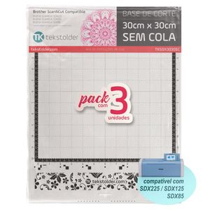Kit Com 3 Bases De Corte 30x30 Brother Scanncut Sdx (sem Cola)