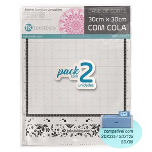 Kit Com 2 Bases De Corte 30x30 Brother Scanncut Sdx (com Cola)