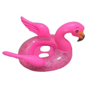 Boia Infantil Pezinho Bichinhos Inflável Piscina Verão 65 Cm Flamingo
