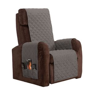 Protetor De Poltrona Classic 100% Poliéster Cor:cinza