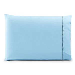 Fronha Avulsa 70cm X 50cm 1 Peça Paris 100% Algodão Percal 150 Fios Cor:azulmotorista