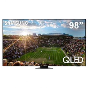 Smart TV QLED 98 4K Samsung 98Q80C Com Gaming Hub, FreeSyncm Chumbo Bivolt