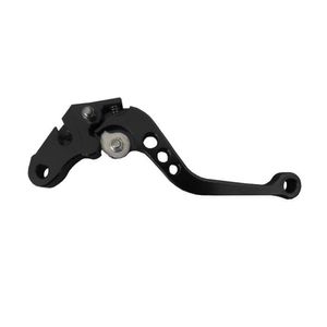 Manete Esportiva Moto 6 Regulagens Embreagem Motocicleta Freio Par Dobravel Cor Preto