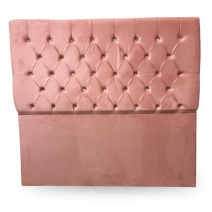 Cabeceira Viena Estofada Cama Box Queen 1,60m Império Rosa