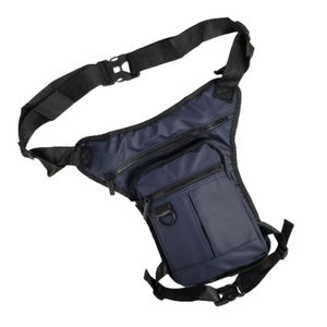 Pochete Bag De Perna Impermeável Motoboy Camping Multiuso Azul