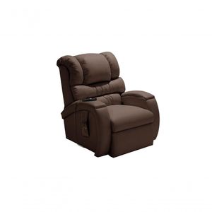Poltrona Cadeira Reclinável Imperial Motorizada Corano Com Lift Império Marrom
