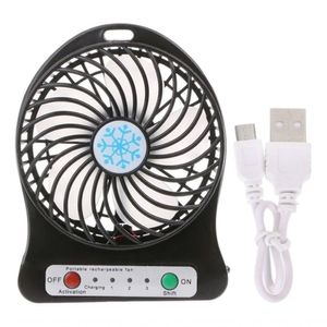Mini Ventilador Handy Mini Fan Portátil De Mão Usb Recarregável Com bateria Preto
