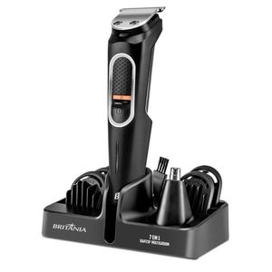 Aparador De Pelos Multigroom Bap21p Britânia 7 Em 1 Bivolt Preto Bivolt
