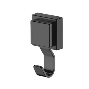 Gancho Cabide Multiuso Com Ventosa Preto Fosco Future