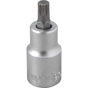 Soquete Multidentado Encaixe 1-2'' 8mm Curto Crv Vonder